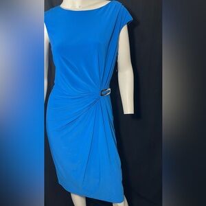 Black Label by Evan Picone Blue Dress Sz 12